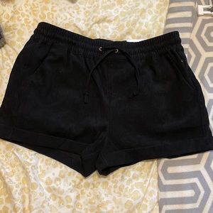 Black Corduroy KanCan Shorts size L